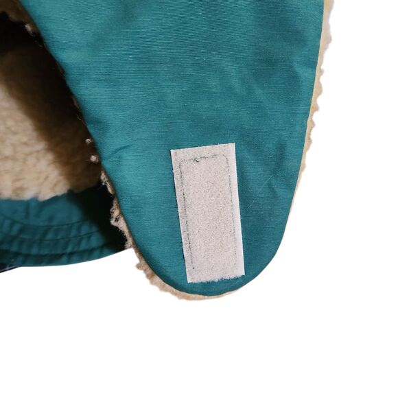 Vintage Columbia Trapper Hat Gore-Tex Cap Green Sherpa Lined Ear Flaps Size S/M - Picture 9 of 14
